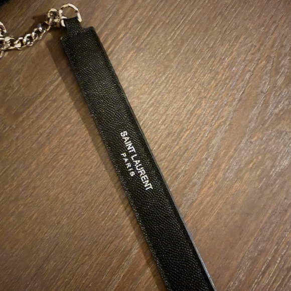 Black Chevron Clutch ysl - Picture 8 of 9